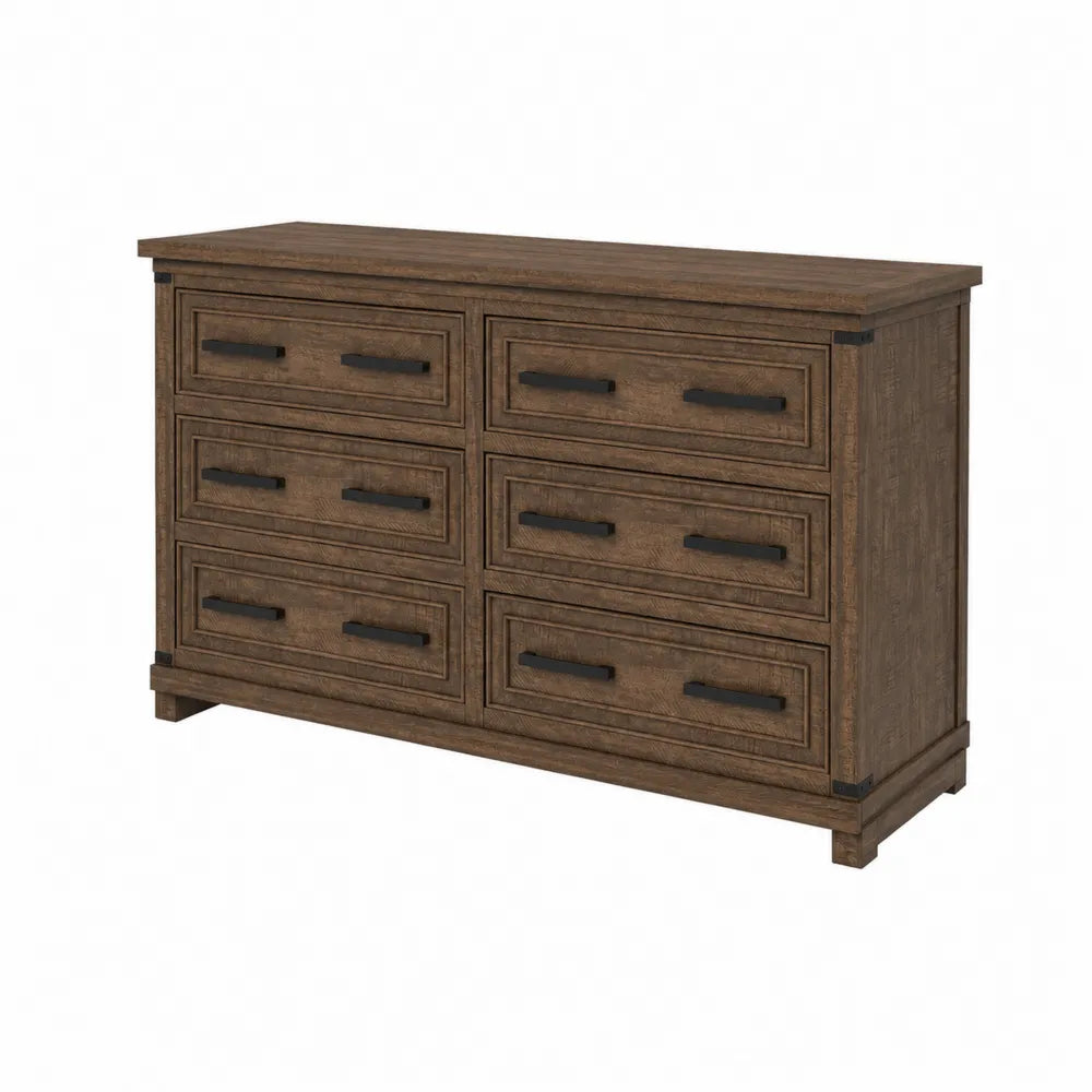 Kommode aus Holz mit 6 Schubl